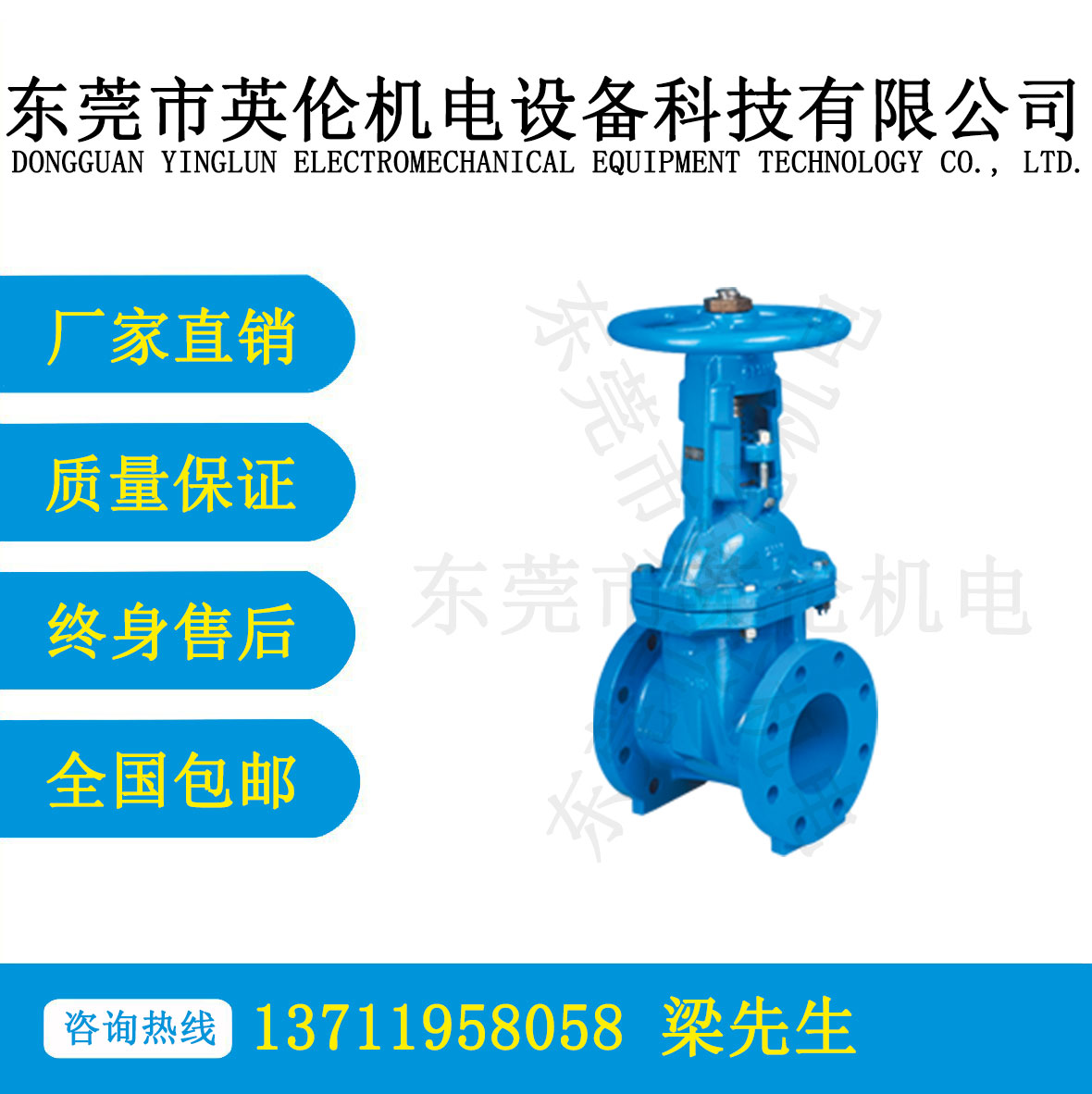 Z41X系列 彈性座封明桿閘閥